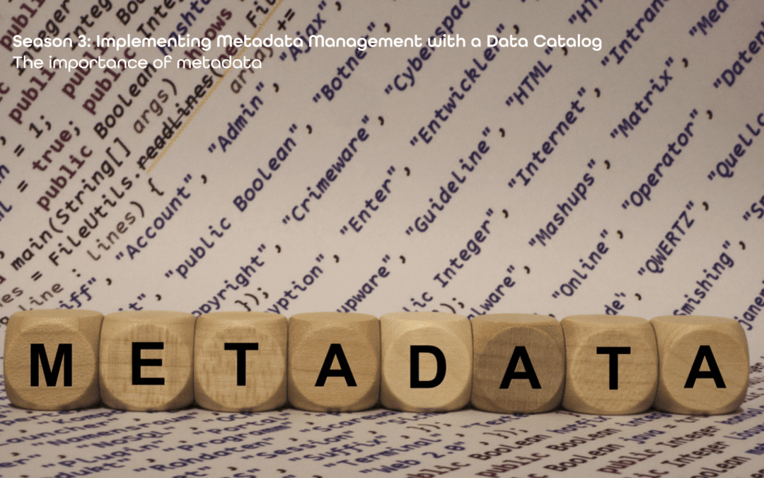 Zeenea Effective Data Governance Framework | S03-E01 – The importance of metadata