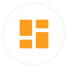 Dashboard Icon Orange Business Glossary 60px
