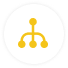 Relation Icon Yellow Business Glossary 60px