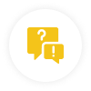 Support Question Icon Yellow 80px