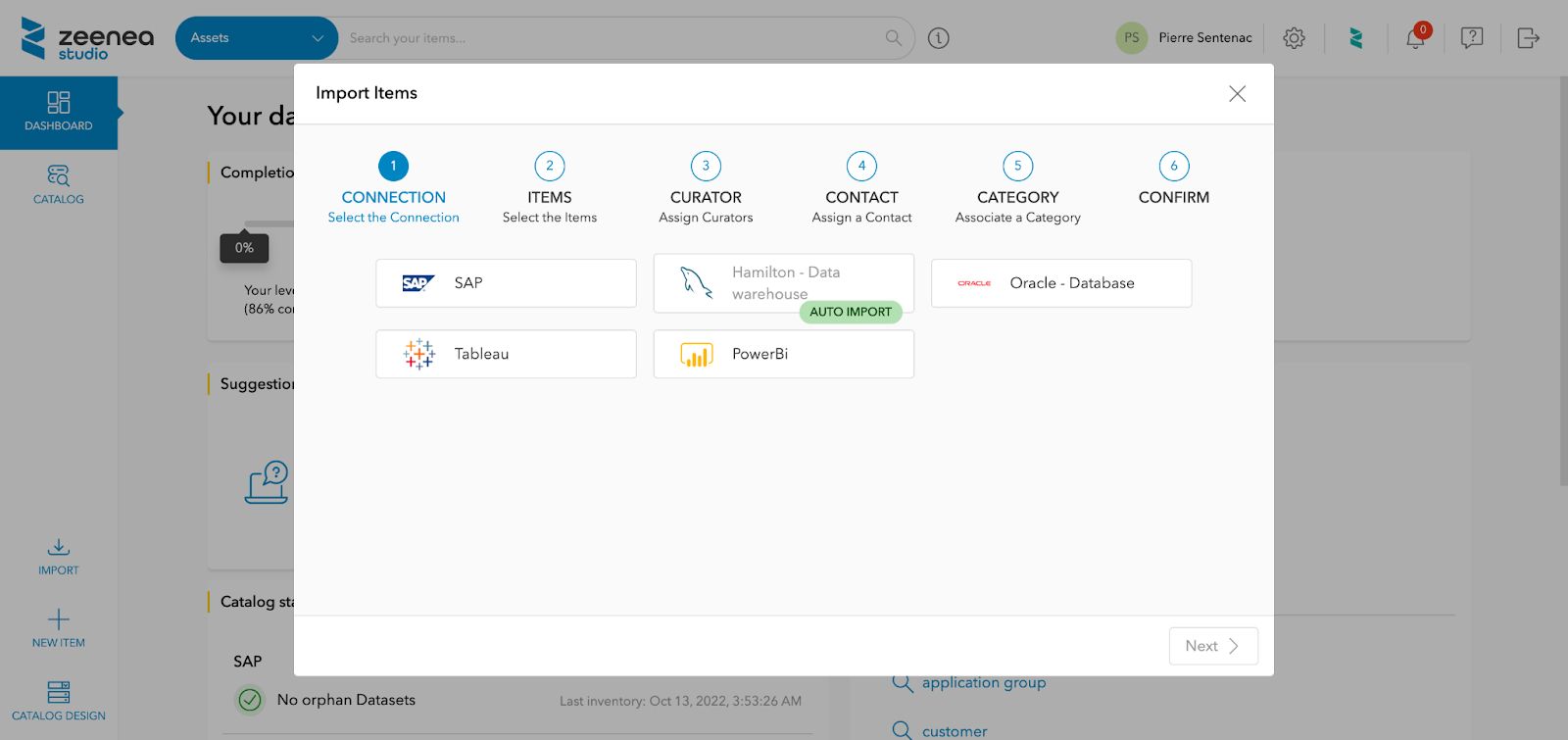 Auto Import Zeenea Studio 2
