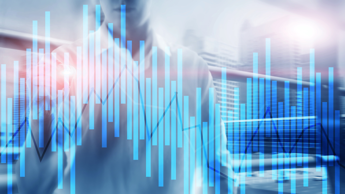 Background Media Blue Image With Stock Market Investment Trading, Candle Stick Graph Chart, Trend Of Graph, Bullish Point, Soft And Blur, Illustration. Background Media Blue Image With Stock Market Investment Trading, Candle Stick Graph Chart, Trend Of Graph, Bullish Point, Soft And Blur, Illustration.