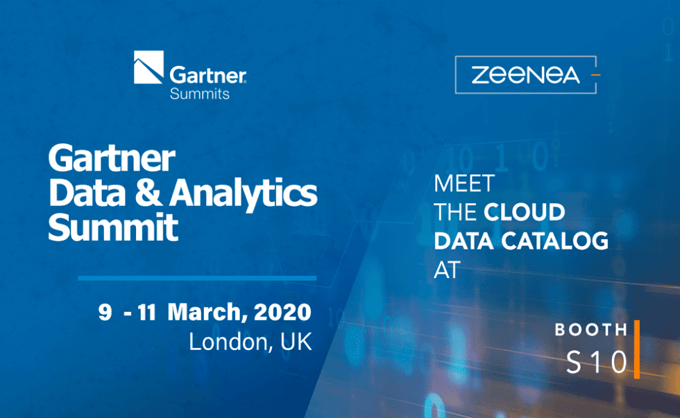 Zeenea is a sponsor at the Gartner Data & Analytics Summit 2020!
